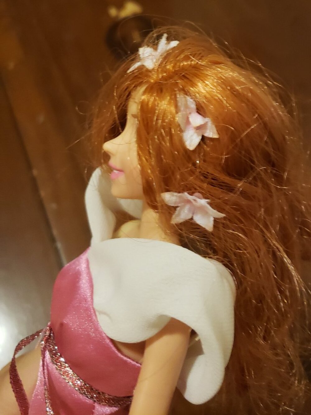 Enchanted Giselle pink dress Barbie doll Disney - Picture 6 of 7